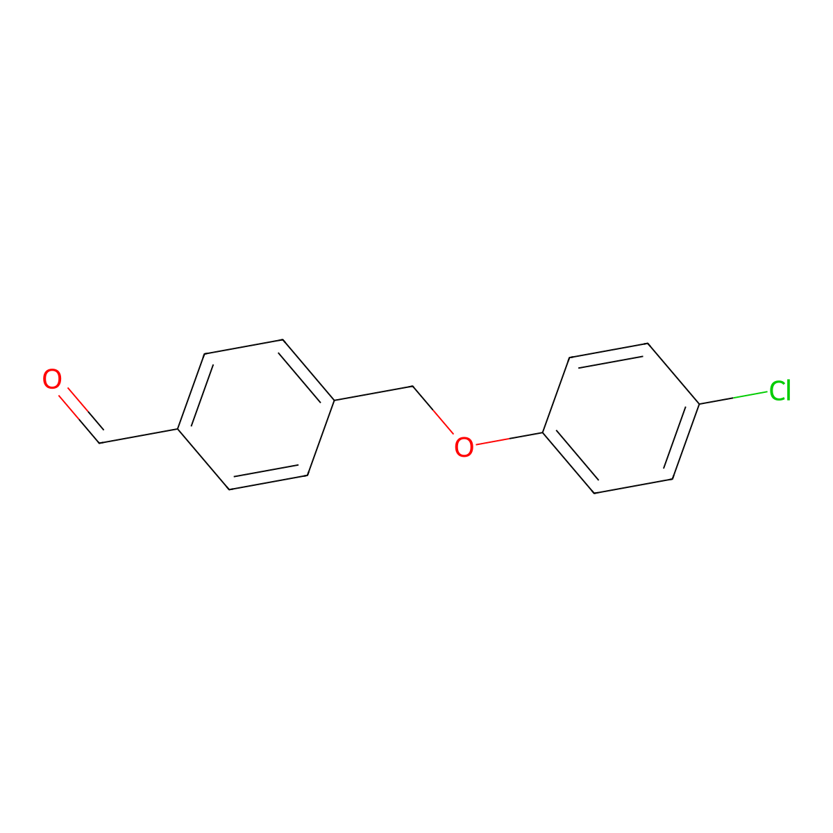 4-((4-Chlorophenoxy)methyl)benzaldehyde molecular structure, CAS 1442085-13-3