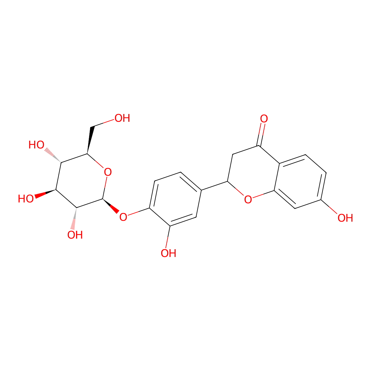 3'-Hydroxyliquiritin molecular structure, CAS 1442113-42-9
