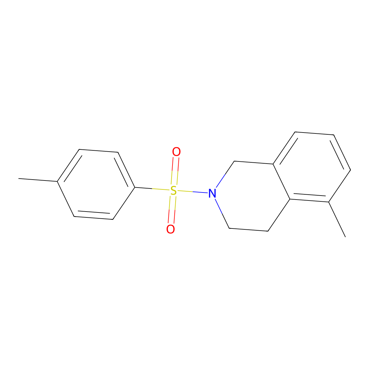5-Methyl-2-tosyl-1,2,3,4-tetrahydroisoquinoline molecular structure, CAS 144223-19-8