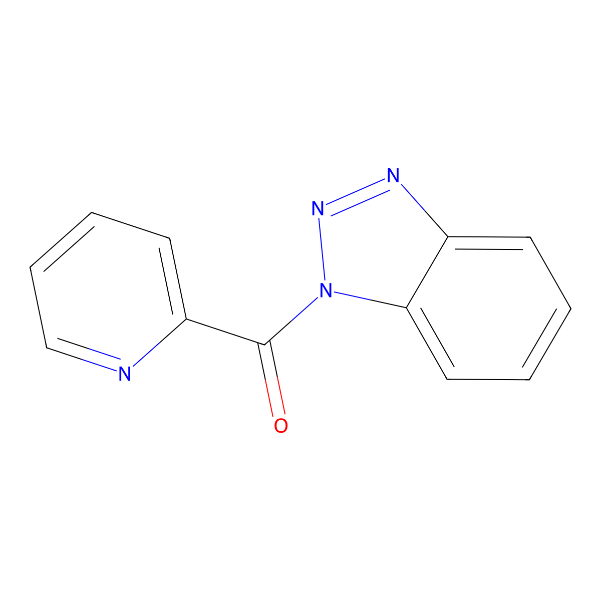 1-(2-Pyridylcarbonyl)benzotriazole molecular structure, CAS 144223-29-0