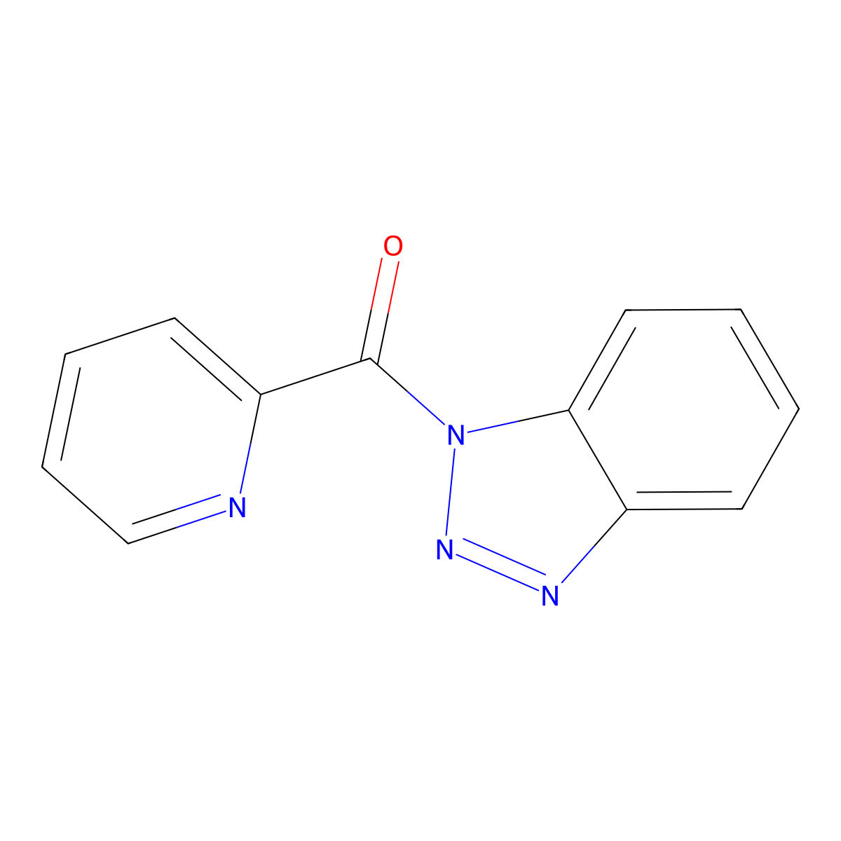 1-(2-Pyridylcarbonyl)benzotriazole molecular structure, CAS 144223-29-0