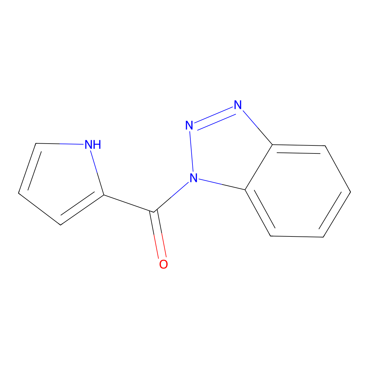 1-(2-Pyrrolecarbonyl)benzotriazole molecular structure, CAS 144223-32-5