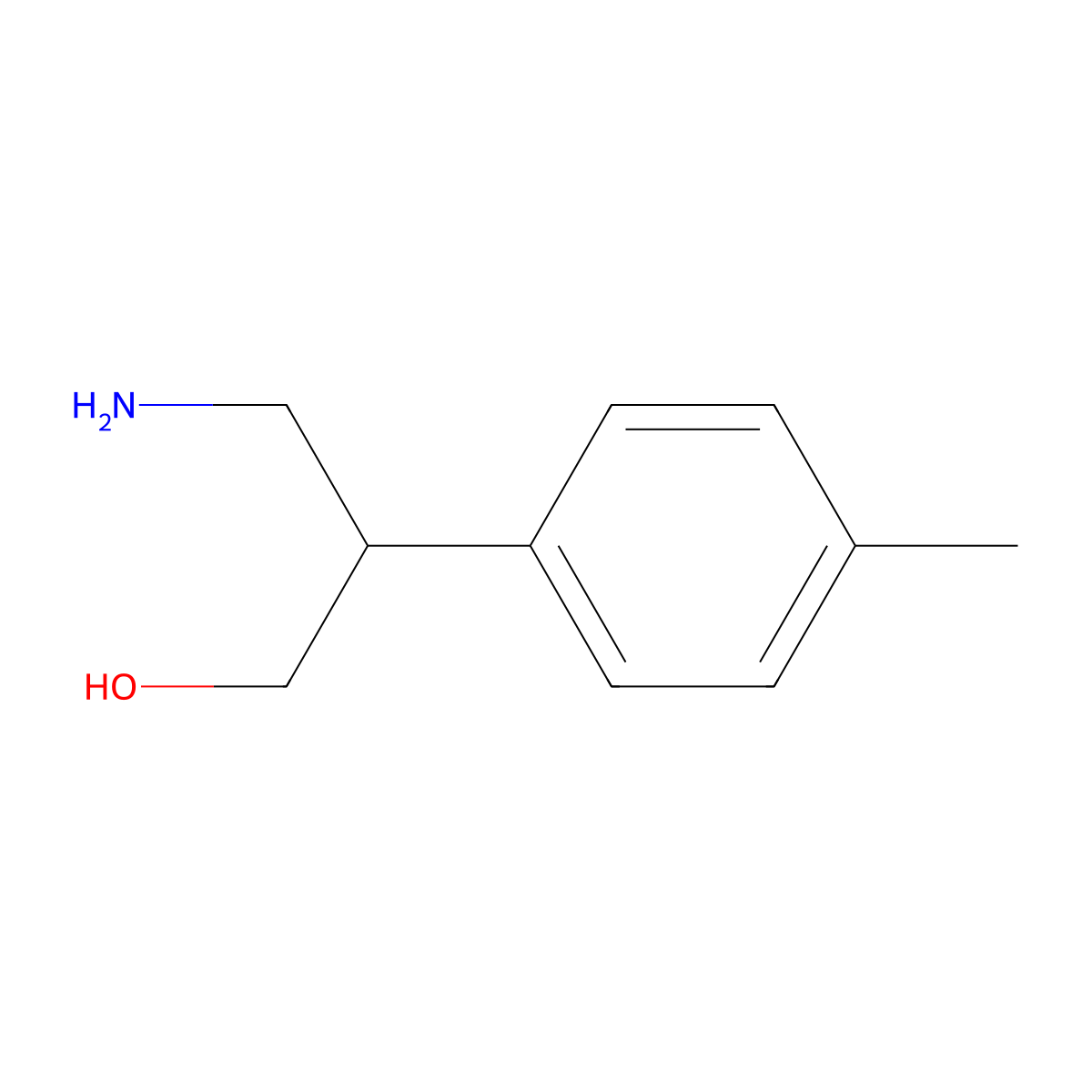 (R)-3-Amino-2-p-tolyl-propan-1-ol molecular structure, CAS 1442523-53-6