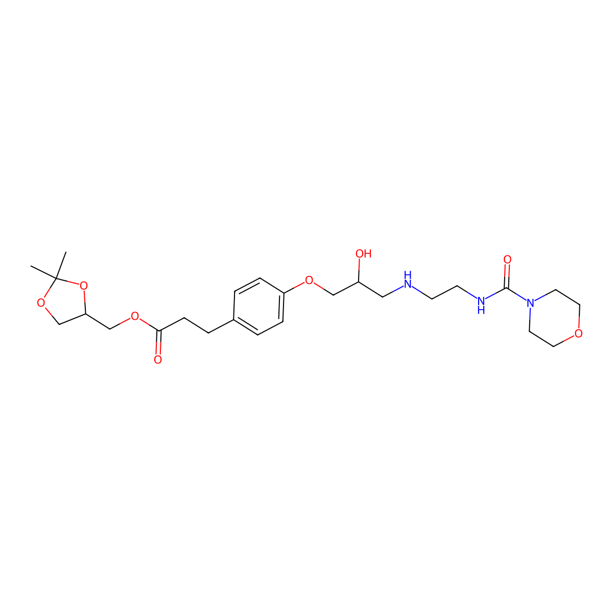 Landiolol Impurity 4 molecular structure, CAS 144256-26-8