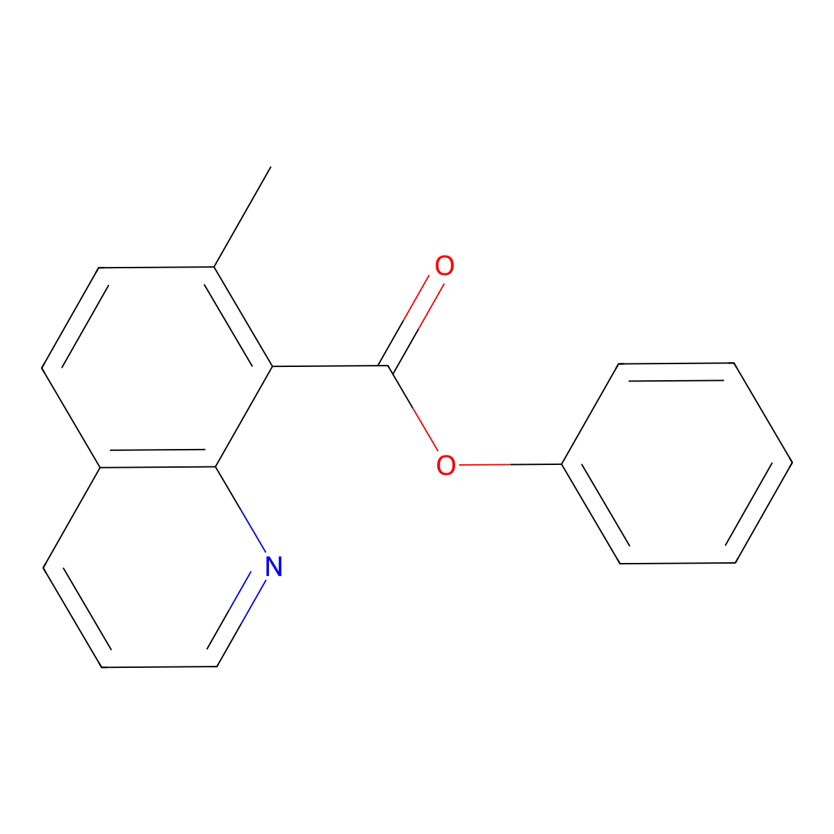 Phenyl 7-methylquinoline-8-carboxylate molecular structure, CAS 1442660-32-3