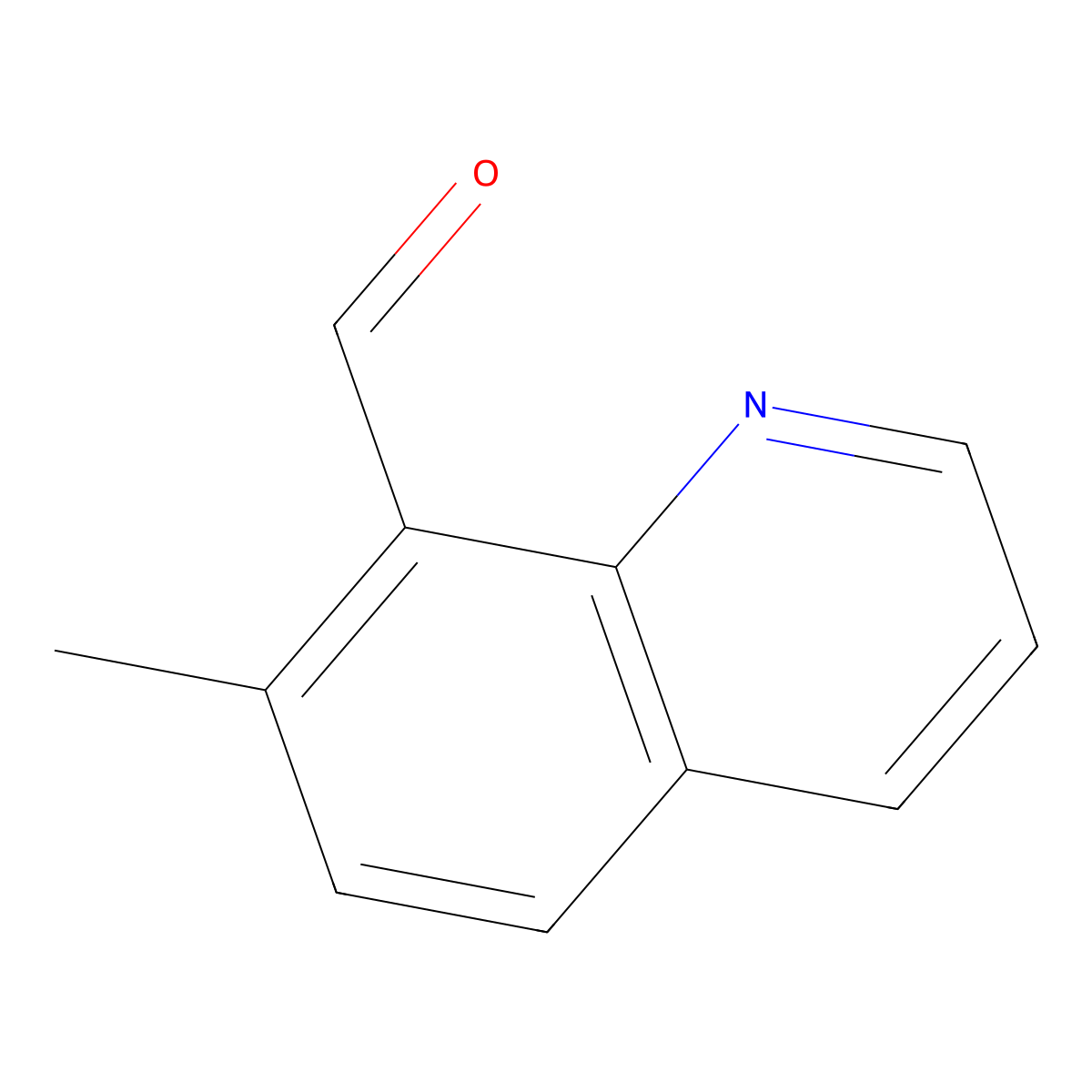 7-Methylquinoline-8-carbaldehyde molecular structure, CAS 1442691-18-0
