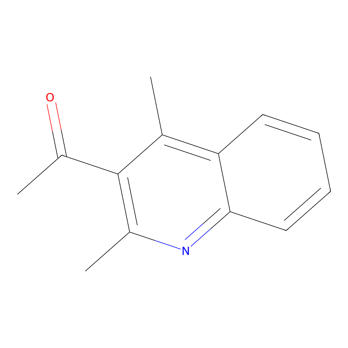 1-(2,4-Dimethylquinolin-3-yl)ethanone molecular structure, CAS 14428-41-2