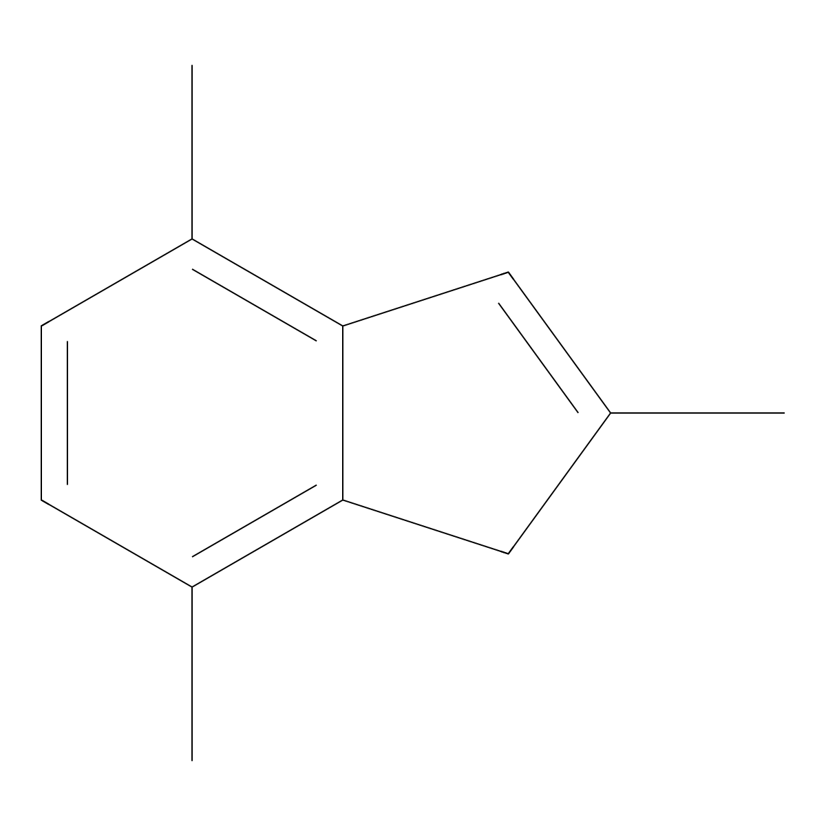 2,4,7-trimethyl-1H-indene molecular structure, CAS 144284-76-4