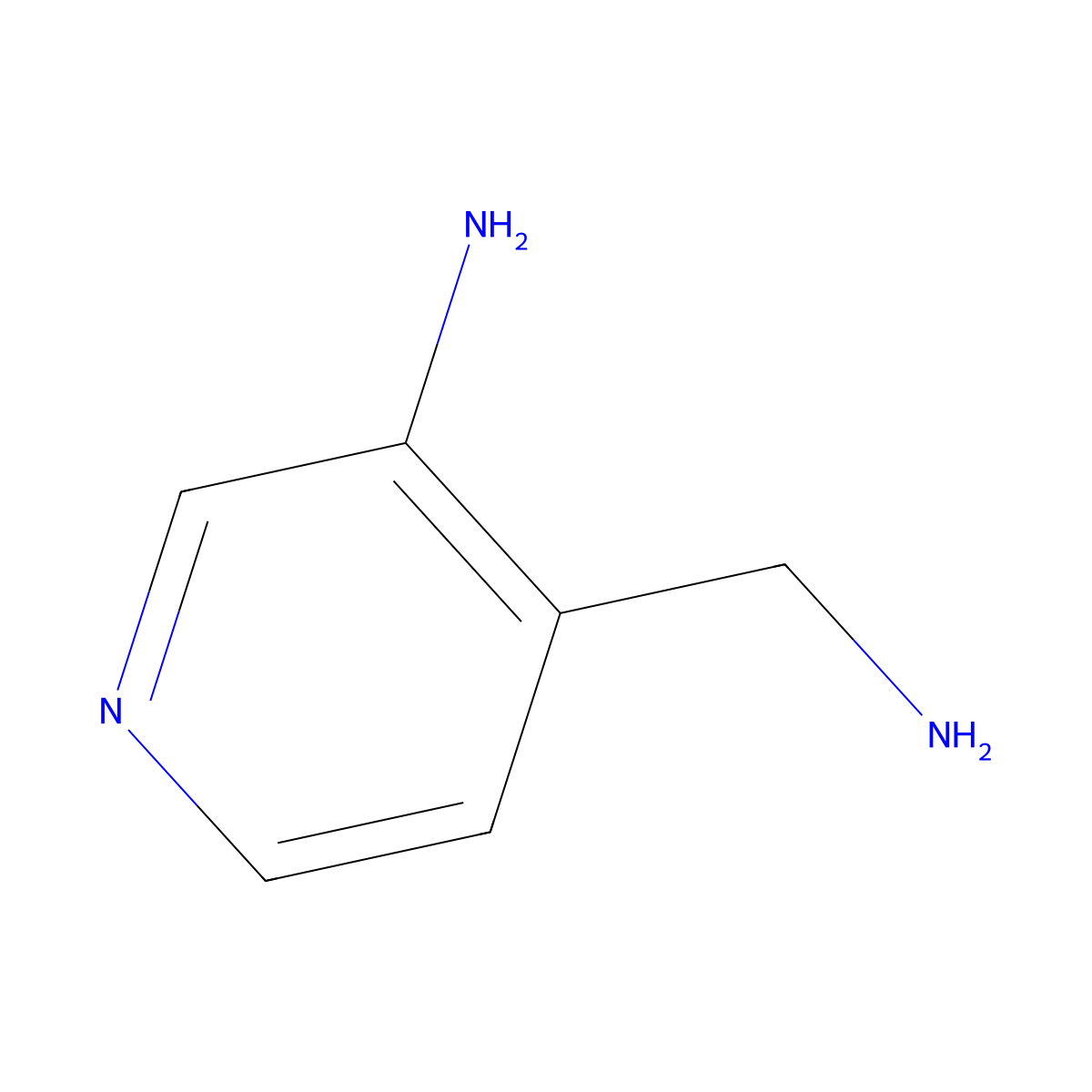 4-(Aminomethyl)pyridin-3-amine molecular structure, CAS 144288-49-3