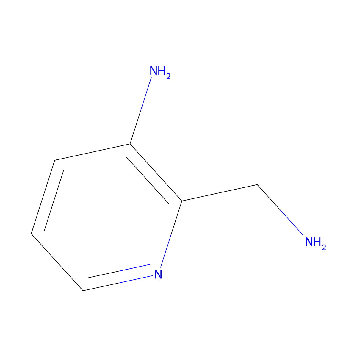 2-(Aminomethyl)pyridin-3-amine molecular structure, CAS 144288-50-6