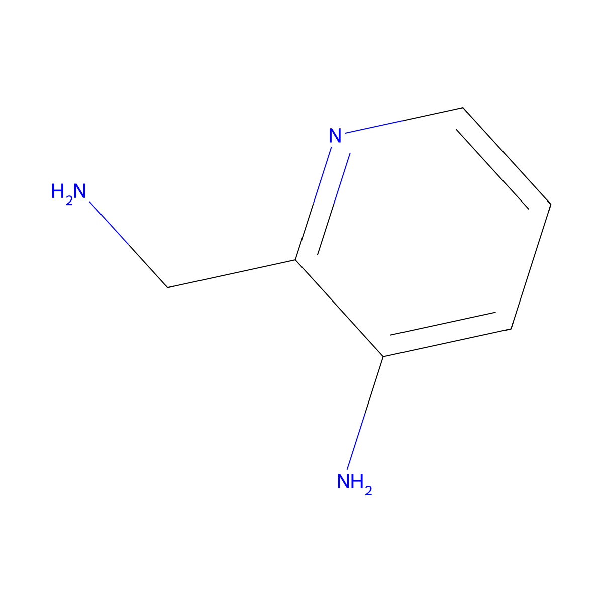 2-(Aminomethyl)pyridin-3-amine molecular structure, CAS 144288-50-6