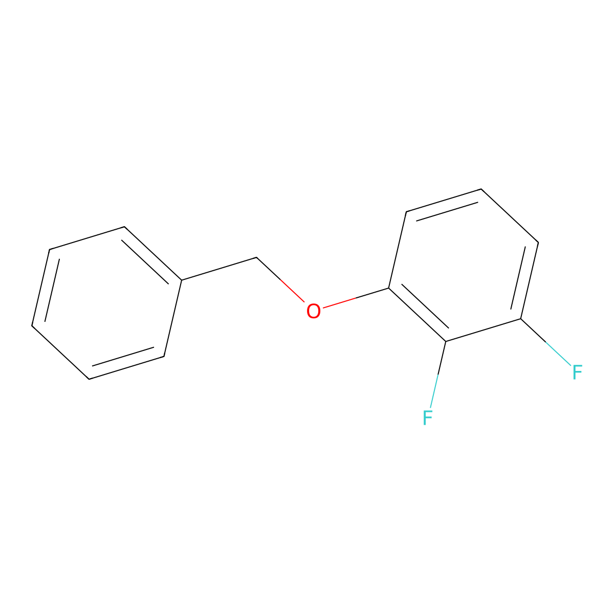 1-Benzyloxy-2,3-difluorobenzene molecular structure, CAS 144292-53-5
