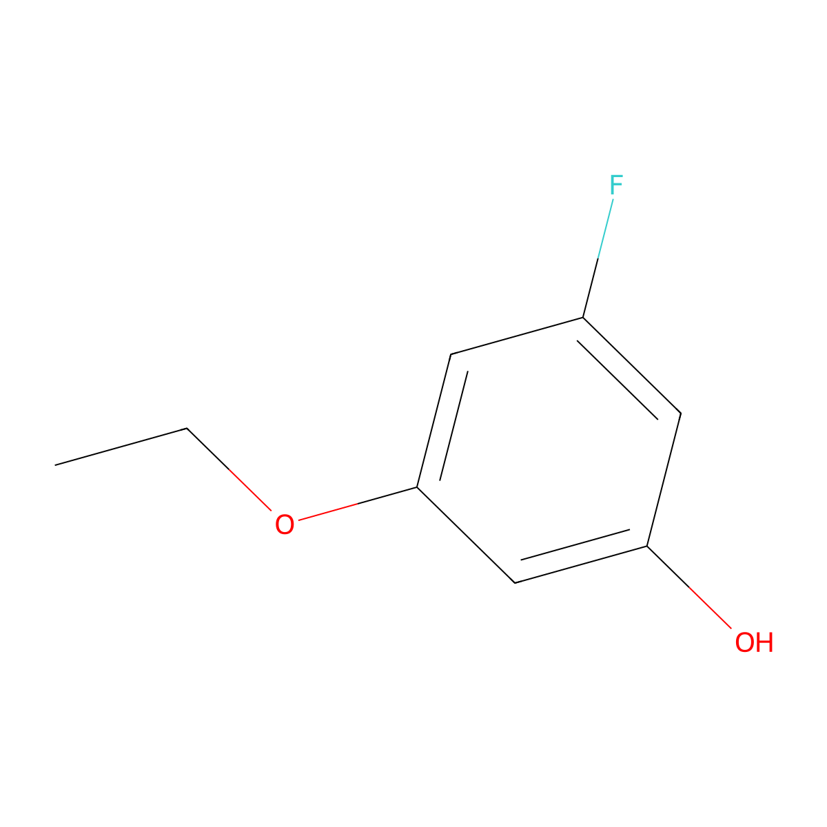 3-Ethoxy-5-fluorophenol molecular structure, CAS 1443055-88-6