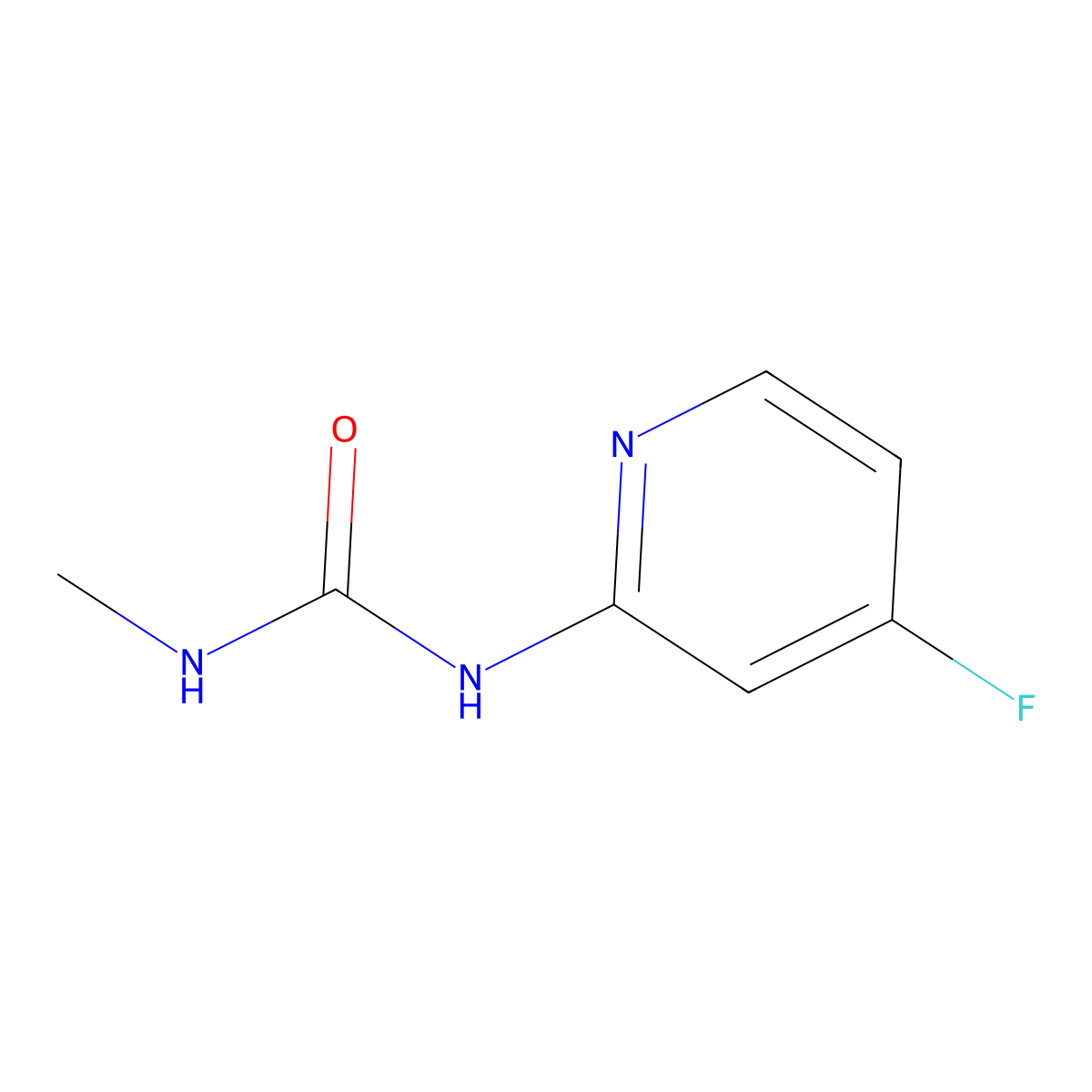1-(4-Fluoropyridin-2-YL)-3-methylurea molecular structure, CAS 1443108-74-4