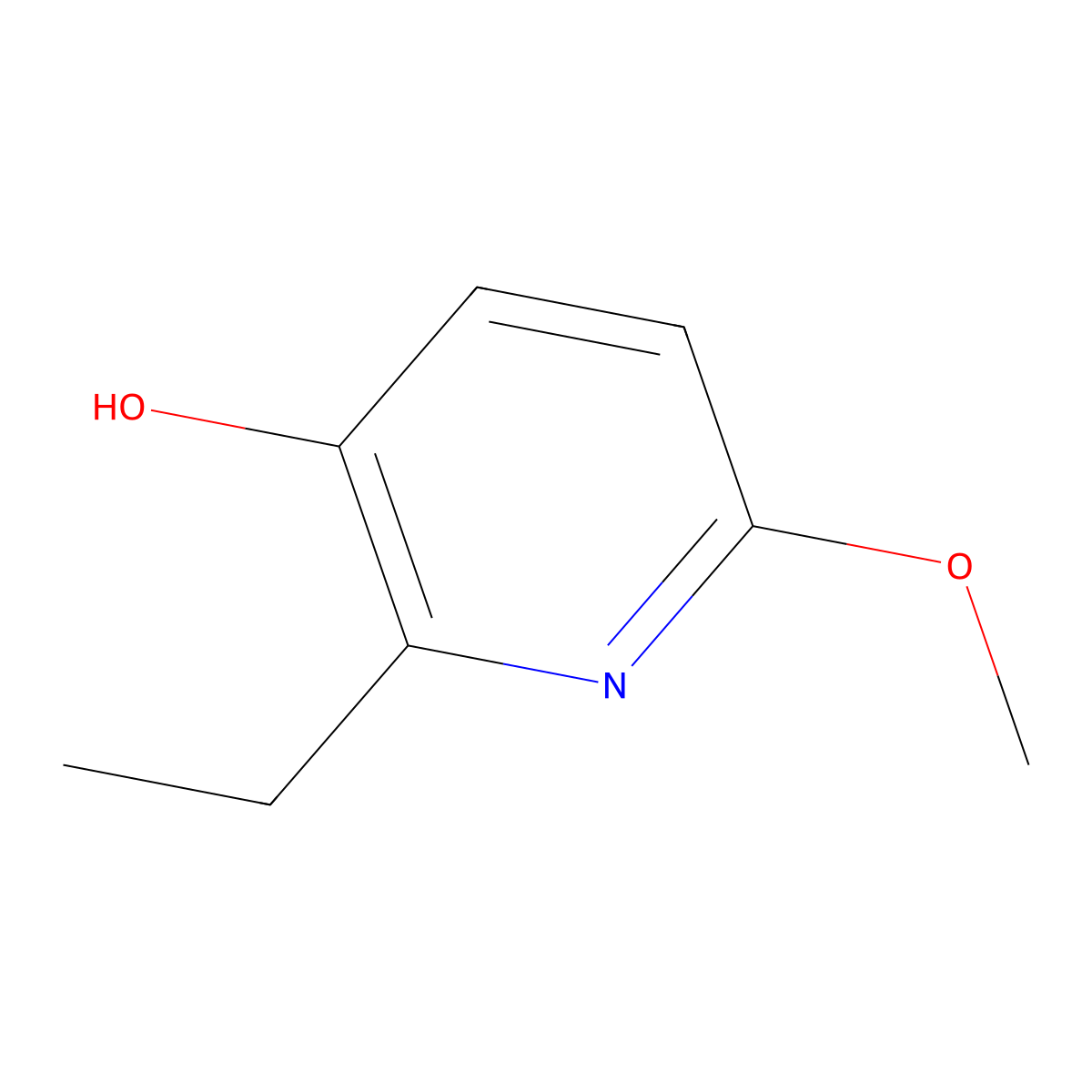 2-Ethyl-6-methoxy-3-pyridinol molecular structure, CAS 1443110-72-2