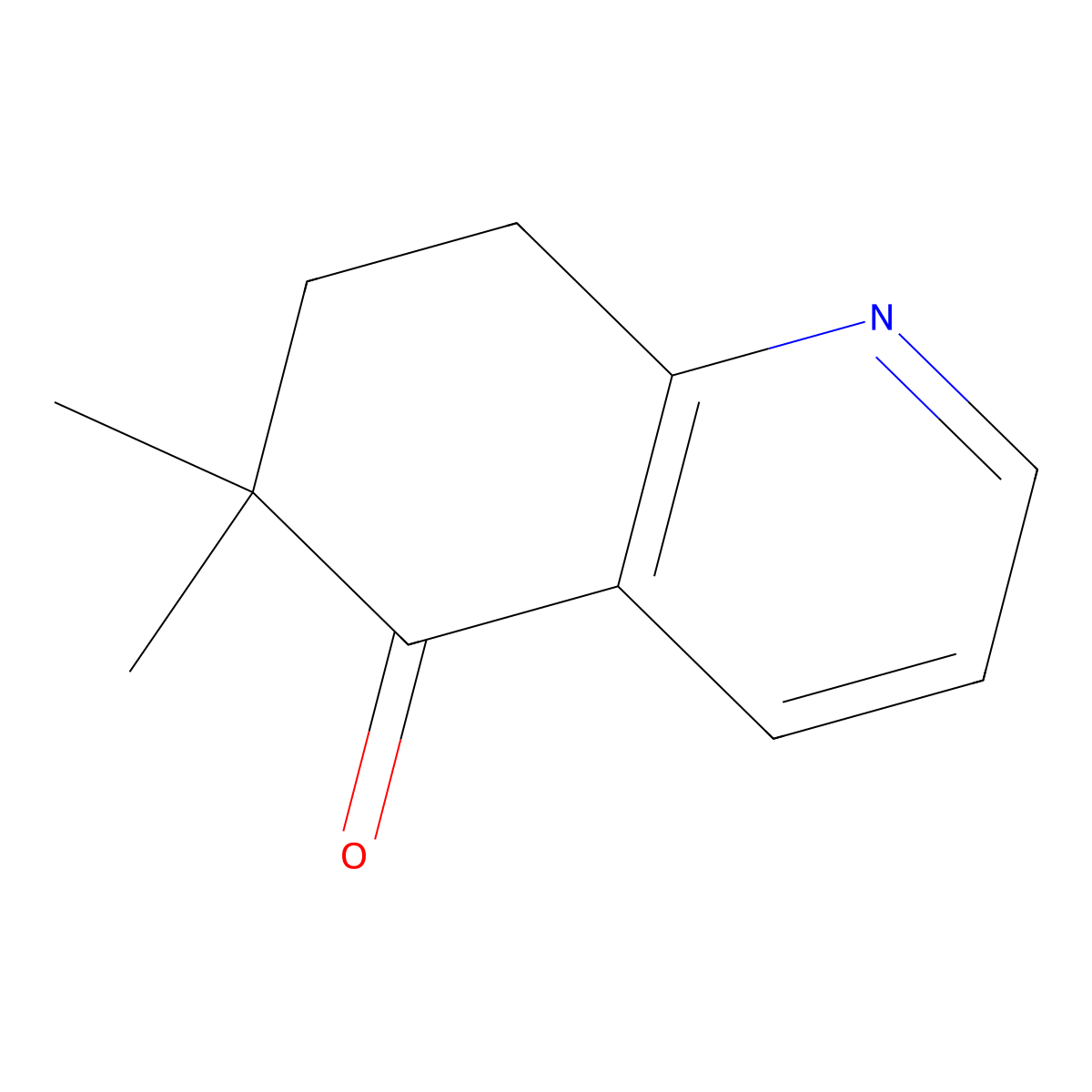 6,6-dimethyl-7,8-dihydroquinolin-5(6H)-one molecular structure, CAS 1443112-07-9