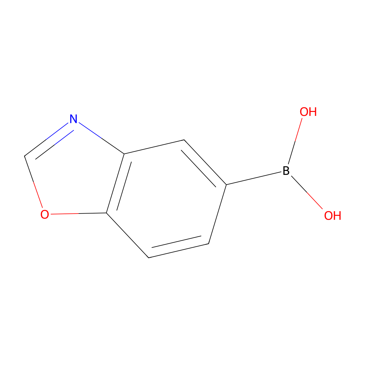 Benzo[D]oxazol-5-ylboronic acid molecular structure, CAS 1443112-43-3