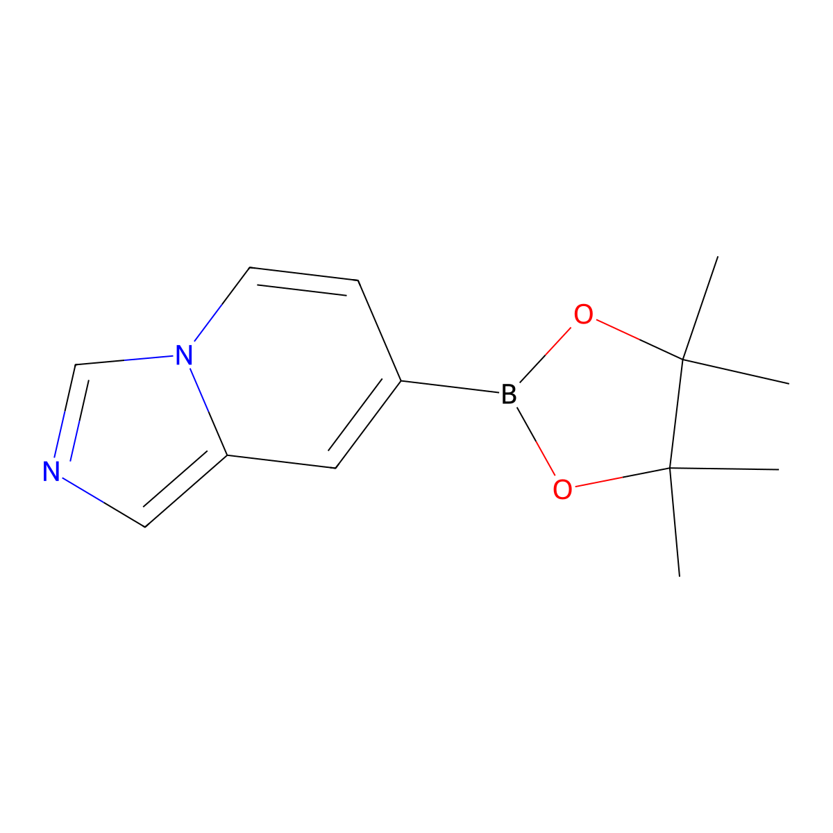 7-(4,4,5,5-Tetramethyl-1,3,2-dioxaborolan-2-YL)imidazo[1,5-A]pyridine molecular structure, CAS 1443112-53-5