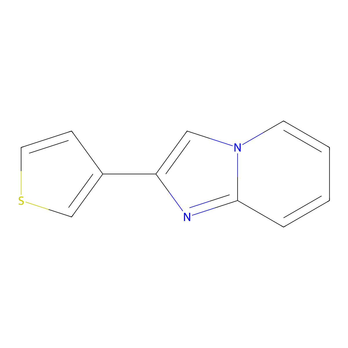 2-(Thiophene-3-yl)imidazo[1,2-a]pyridine molecular structure, CAS 1443148-96-6