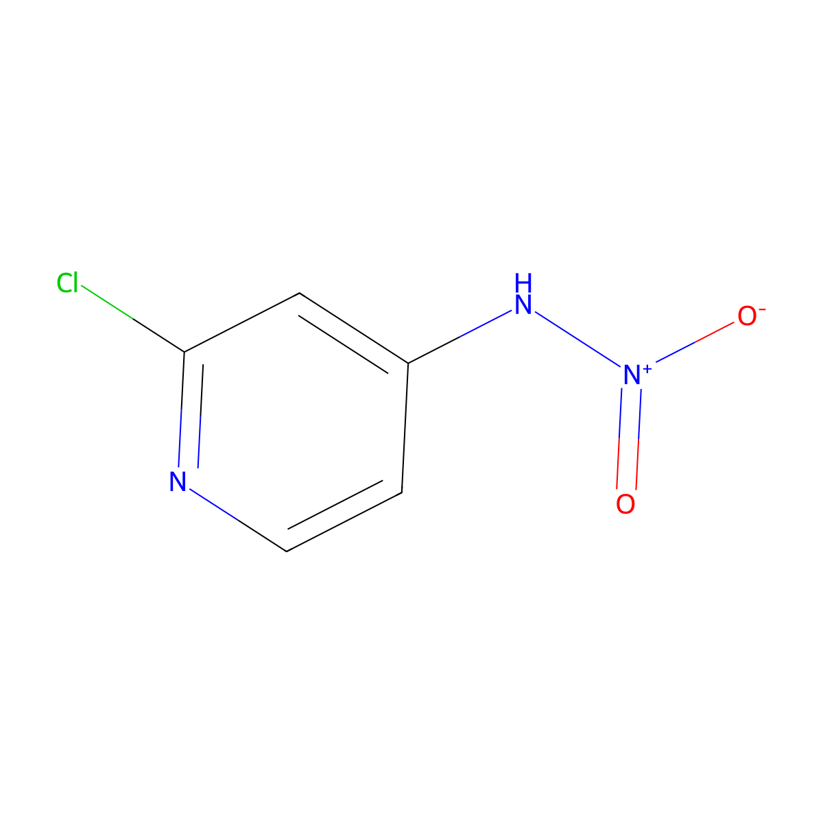 N-(2-chloropyridin-4-yl)nitramide molecular structure, CAS 14432-13-4