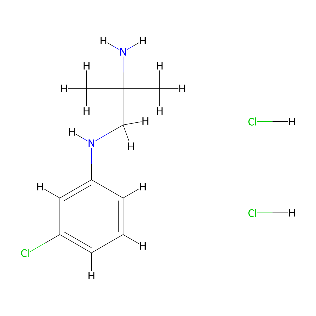 N1-(3-Chlorophenyl)-2-methylpropane-1,2-diamine dihydrochloride molecular structure, CAS 1443278-75-8
