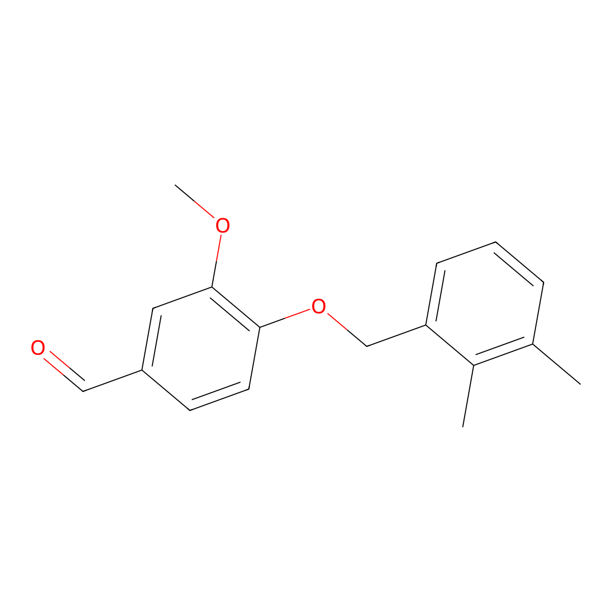 4-[(2,3-Dimethylbenzyl)oxy]-3-methoxybenzaldehyde molecular structure, CAS 1443278-90-7