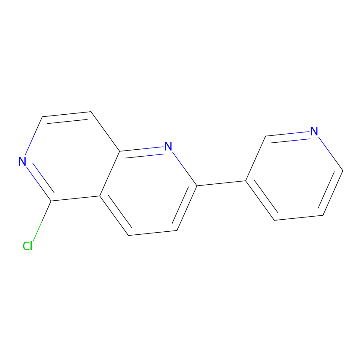 5-Chloro-2-(pyridin-3-yl)-1,6-naphthyridine molecular structure, CAS 1443286-75-6