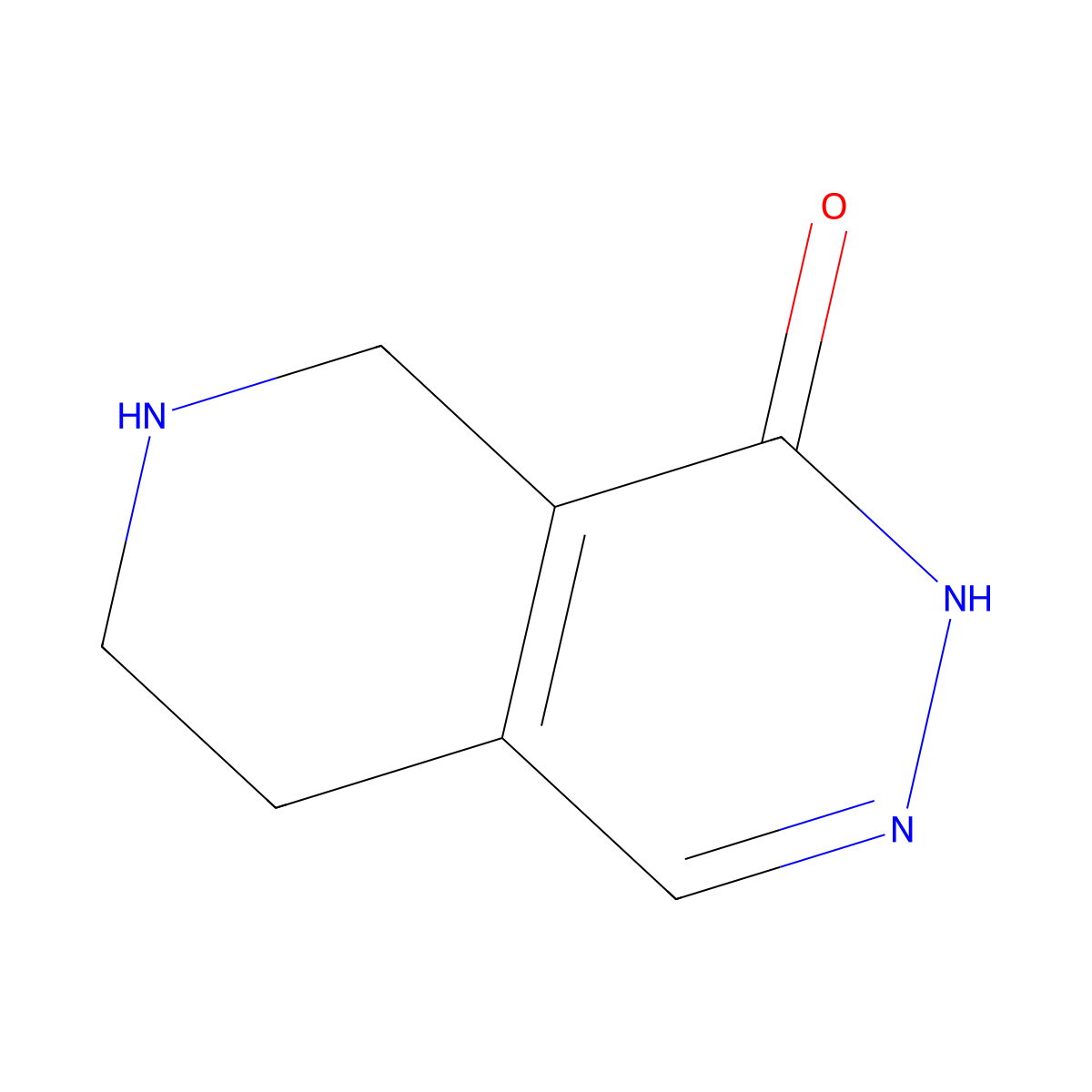 5,6,7,8-Tetrahydropyrido[3,4-D]pyridazin-4(3H)-one molecular structure, CAS 1443289-13-1