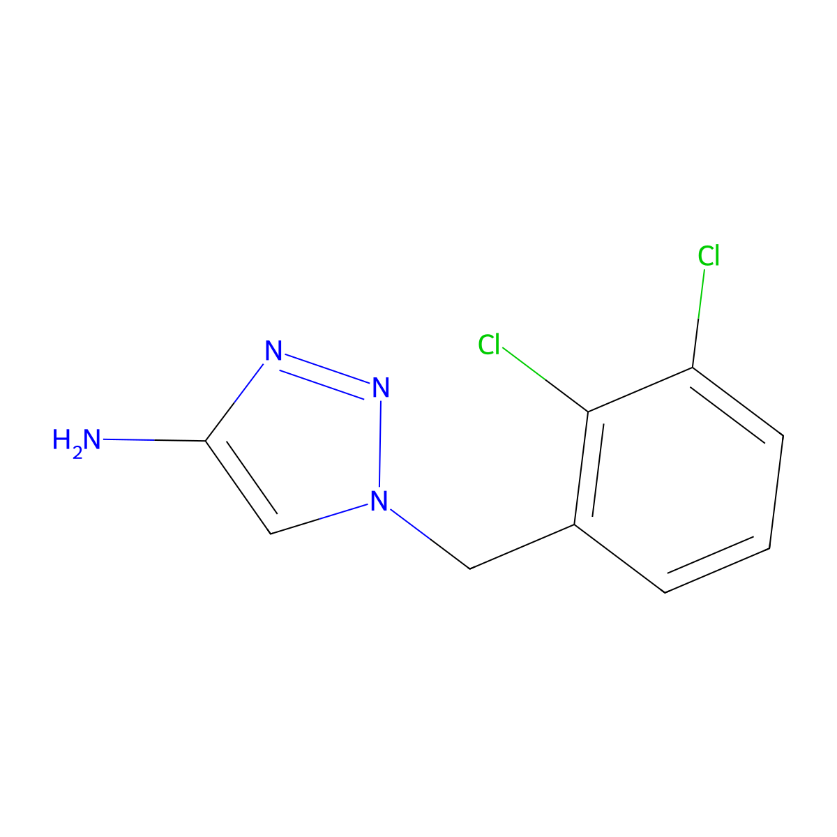 1-(2,3-Dichlorobenzyl)-1h-1,2,3-triazol-4-amine molecular structure, CAS 1443292-47-4