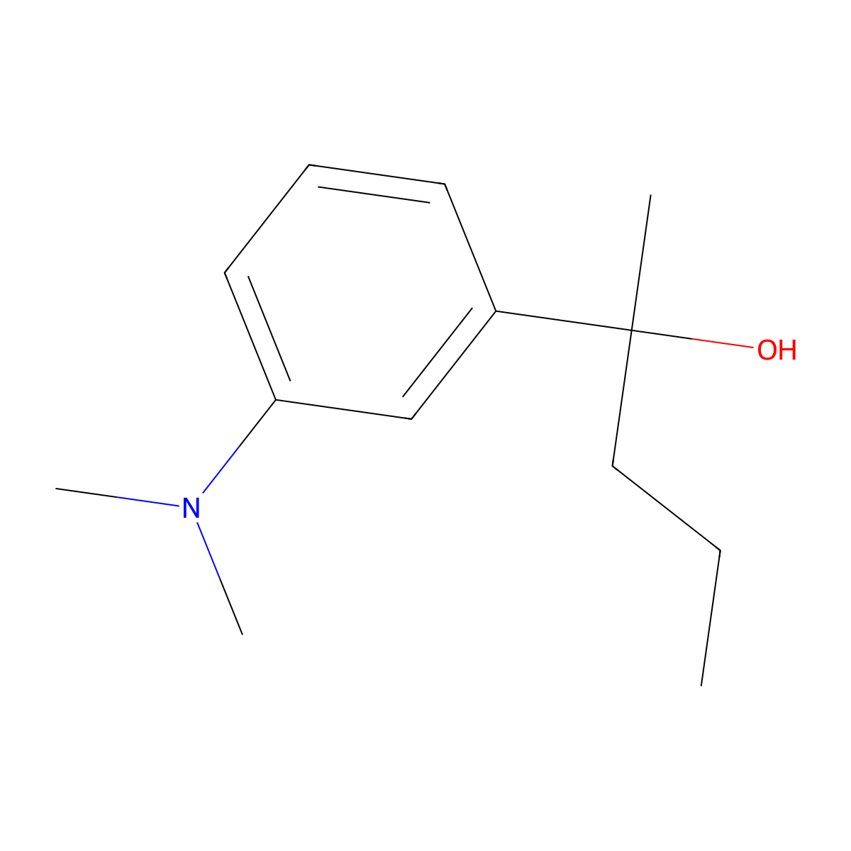 2-[3-(Dimethylamino)phenyl]-2-pentanol molecular structure, CAS 1443302-77-9