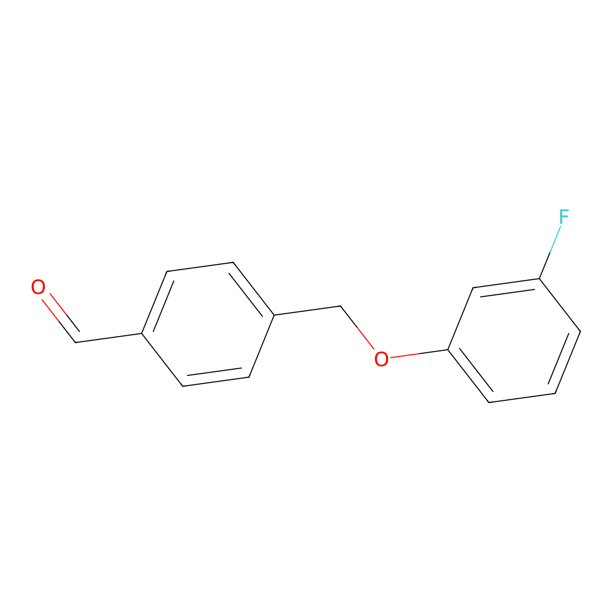 4-((3-Fluorophenoxy)methyl)benzaldehyde molecular structure, CAS 1443302-79-1