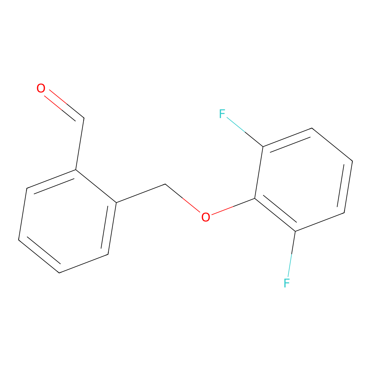 2-((2,6-Difluorophenoxy)methyl)benzaldehyde molecular structure, CAS 1443302-86-0