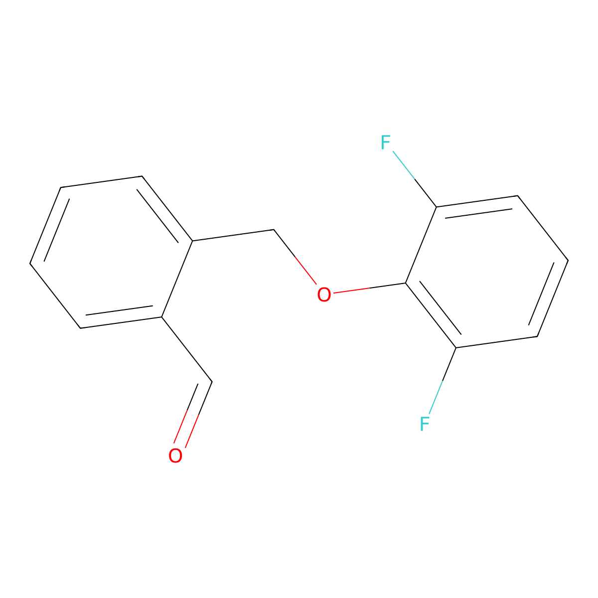 2-((2,6-Difluorophenoxy)methyl)benzaldehyde molecular structure, CAS 1443302-86-0