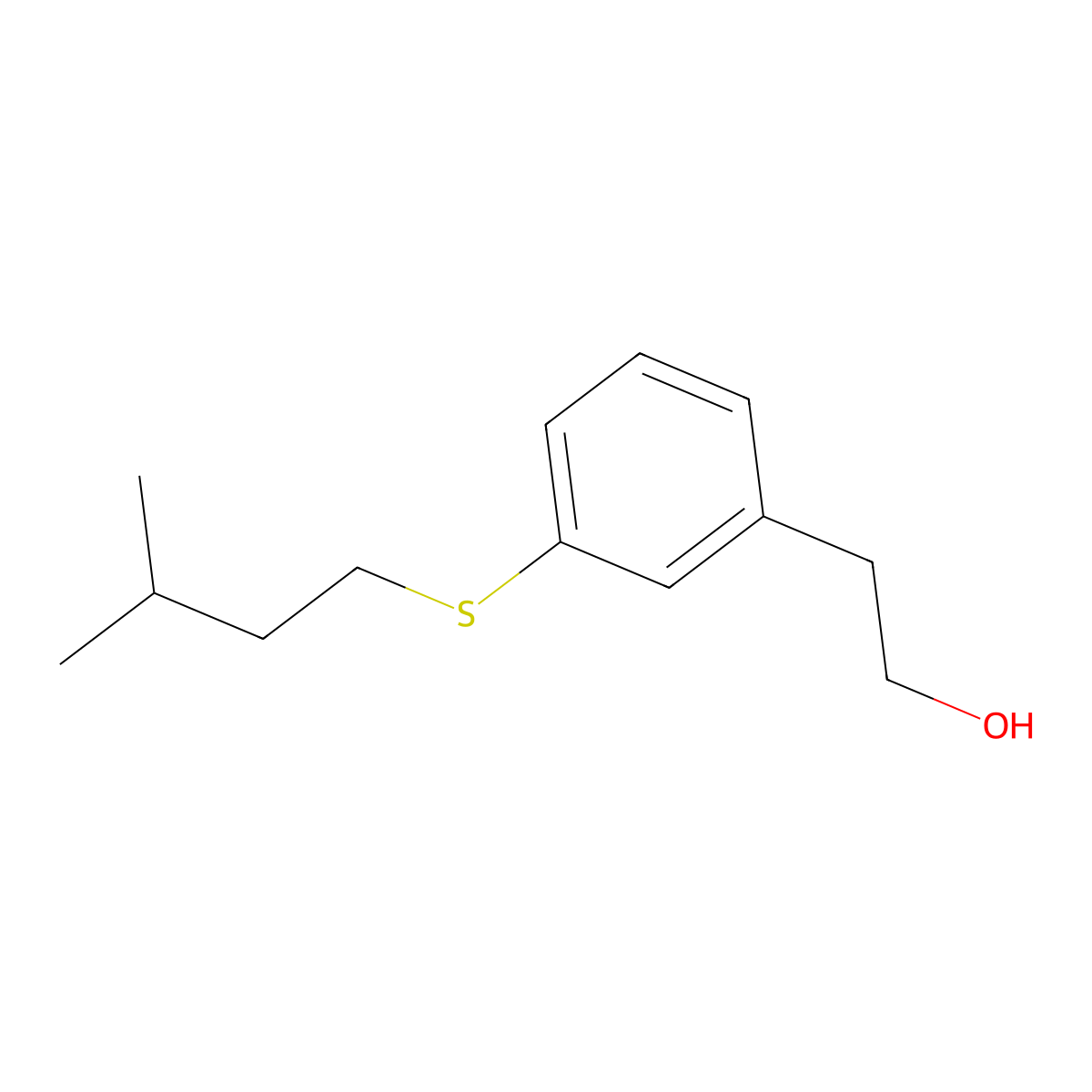 3-(iso-Pentylthio)benzaldehyde molecular structure, CAS 1443302-89-3