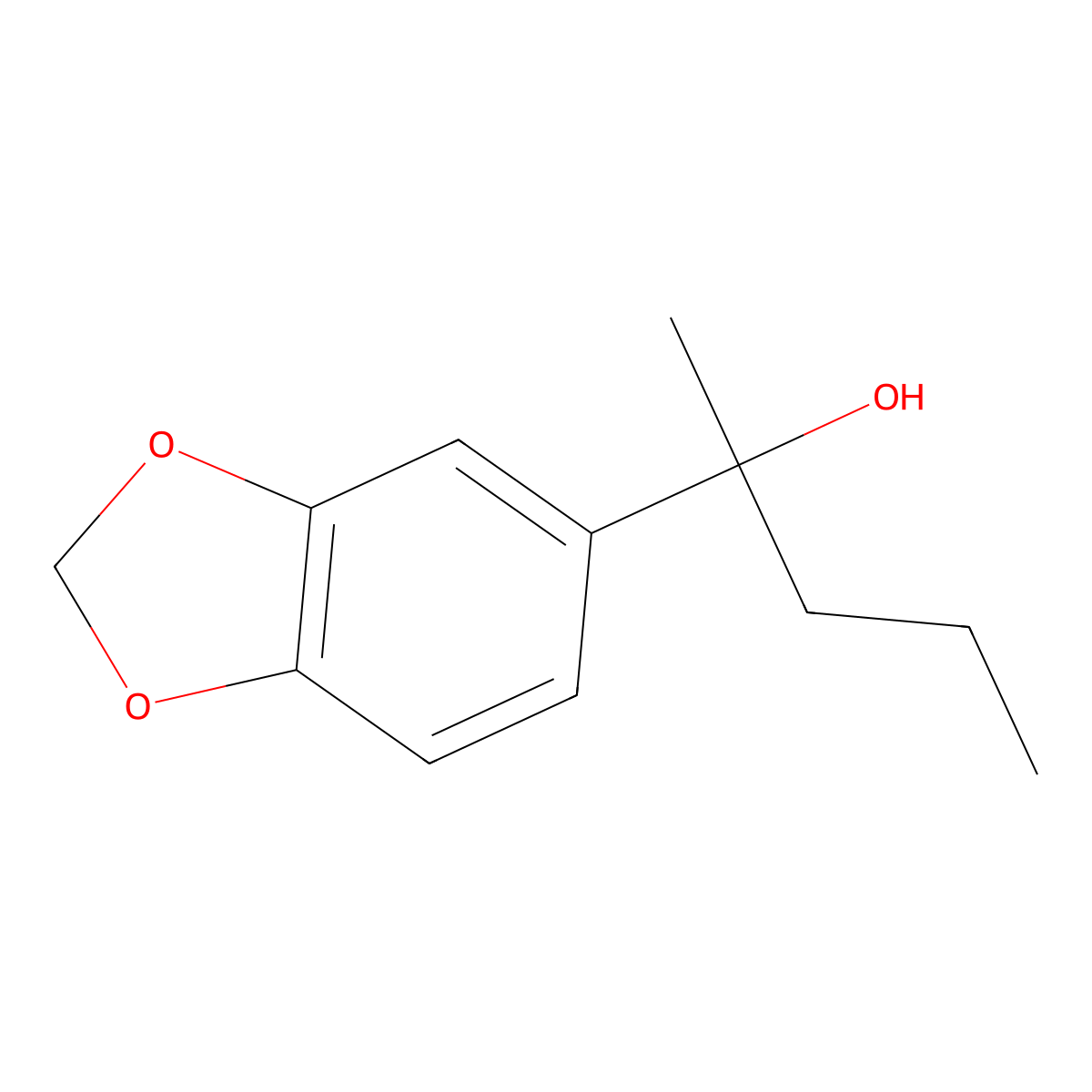 2-(Benzo[d][1,3]dioxol-5-yl)pentan-2-ol molecular structure, CAS 1443302-93-9