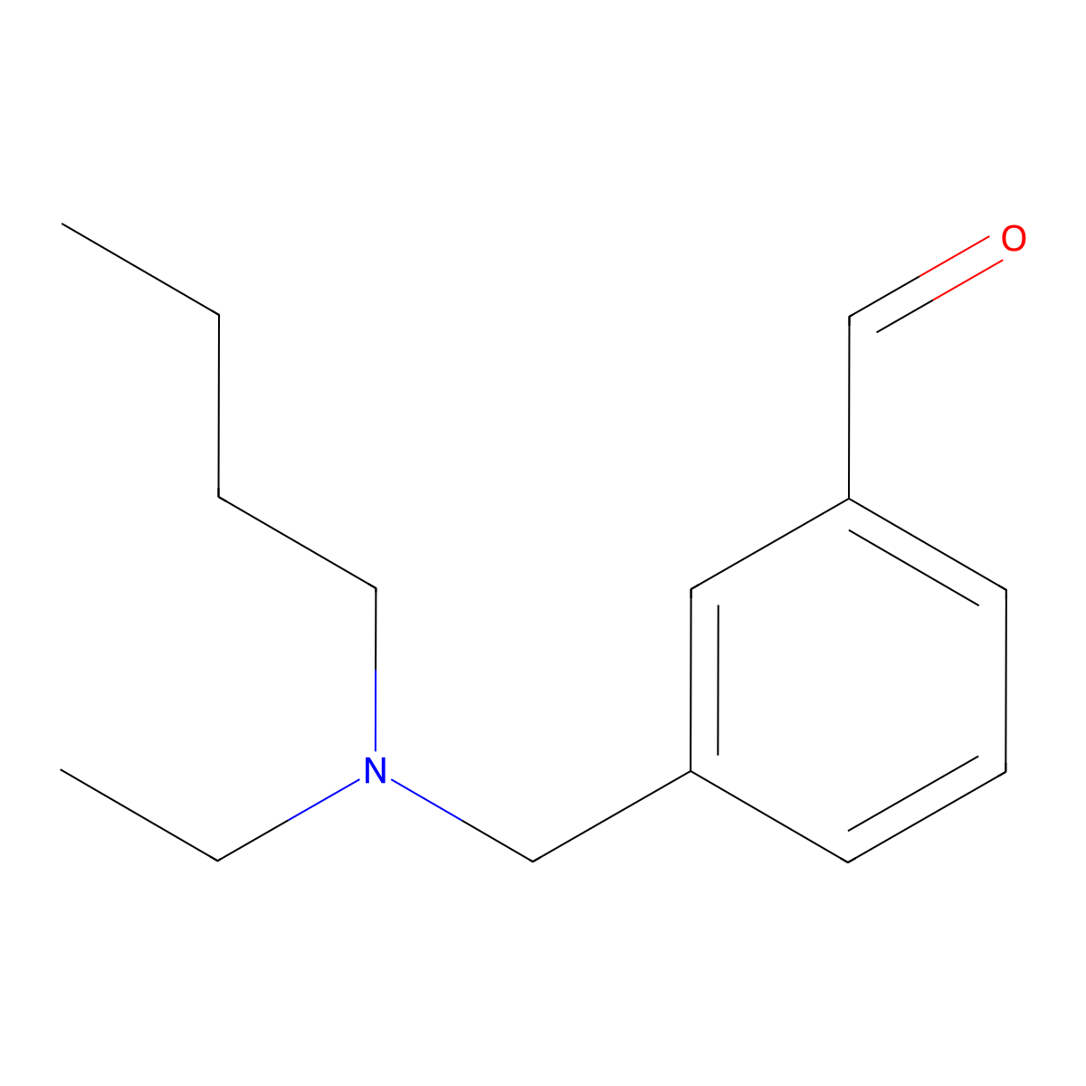 3-((Butyl(ethyl)amino)methyl)benzaldehyde molecular structure, CAS 1443303-00-1