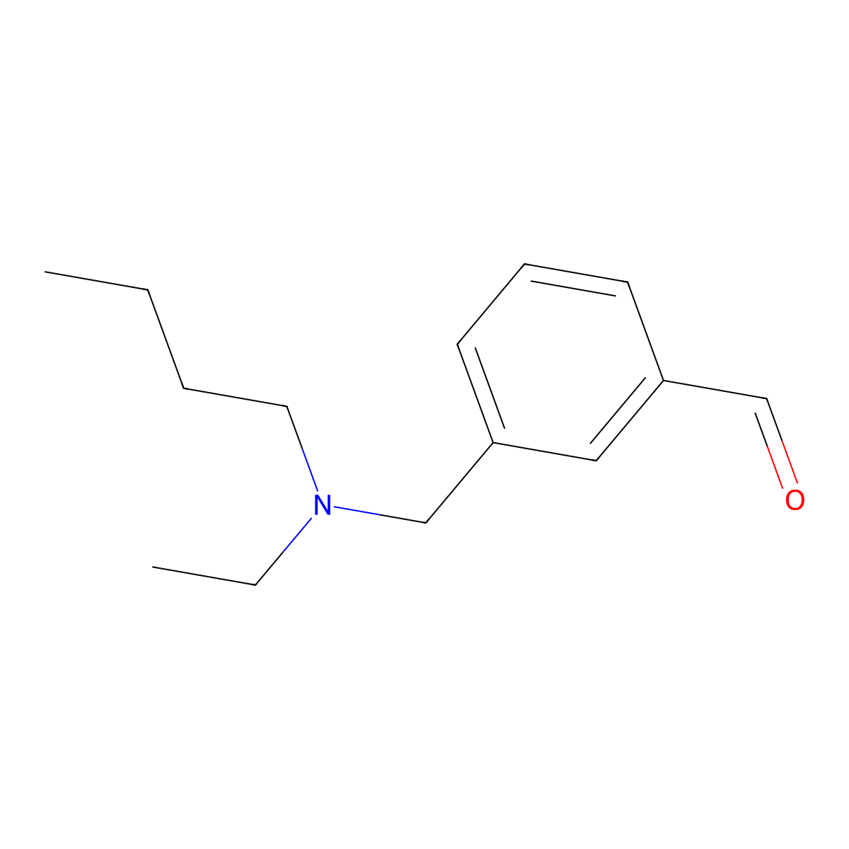 3-((Butyl(ethyl)amino)methyl)benzaldehyde molecular structure, CAS 1443303-00-1