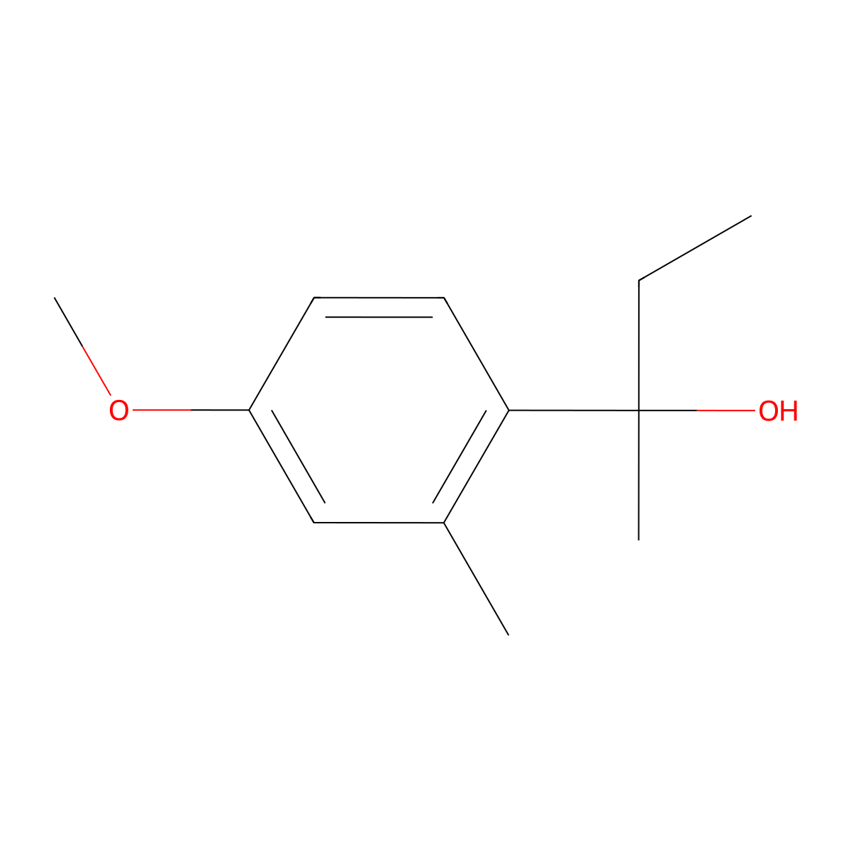 2-(4-Methoxy-2-methylphenyl)-2-butanol molecular structure, CAS 1443303-05-6