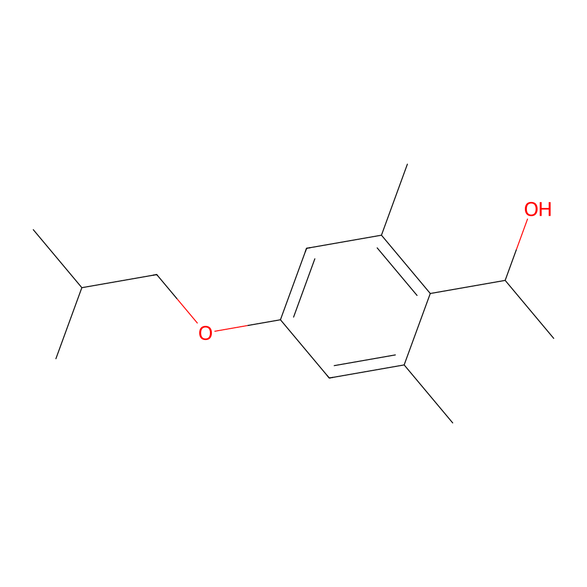 1-(4-Isobutoxy-2,6-dimethylphenyl)ethanol molecular structure, CAS 1443303-19-2