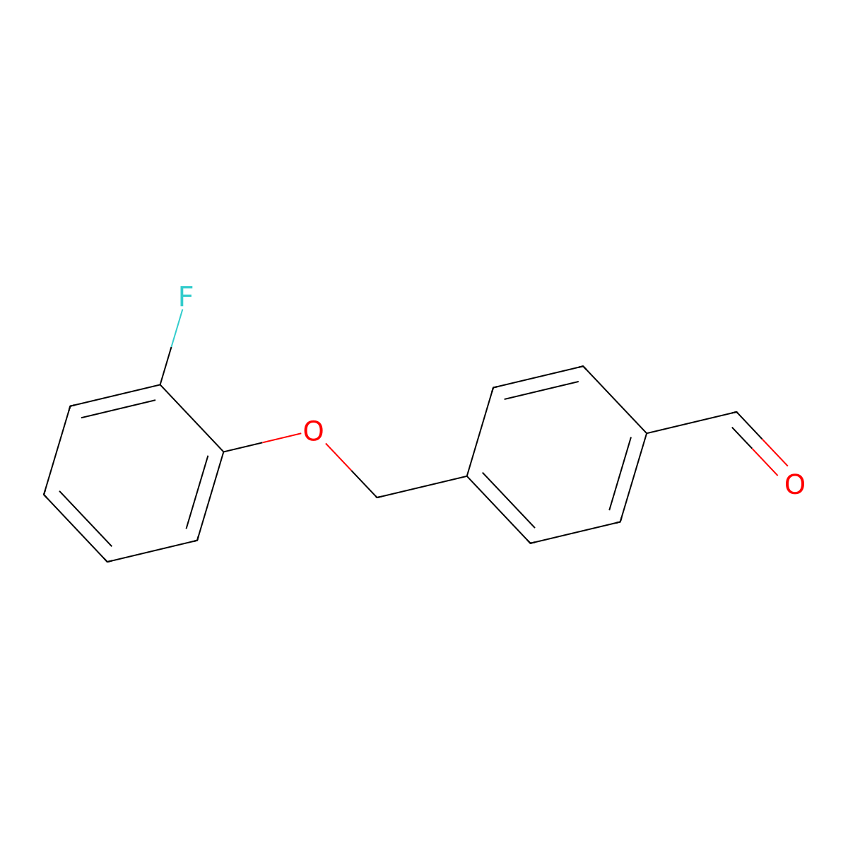 4-((2-Fluorophenoxy)methyl)benzaldehyde molecular structure, CAS 1443304-00-4