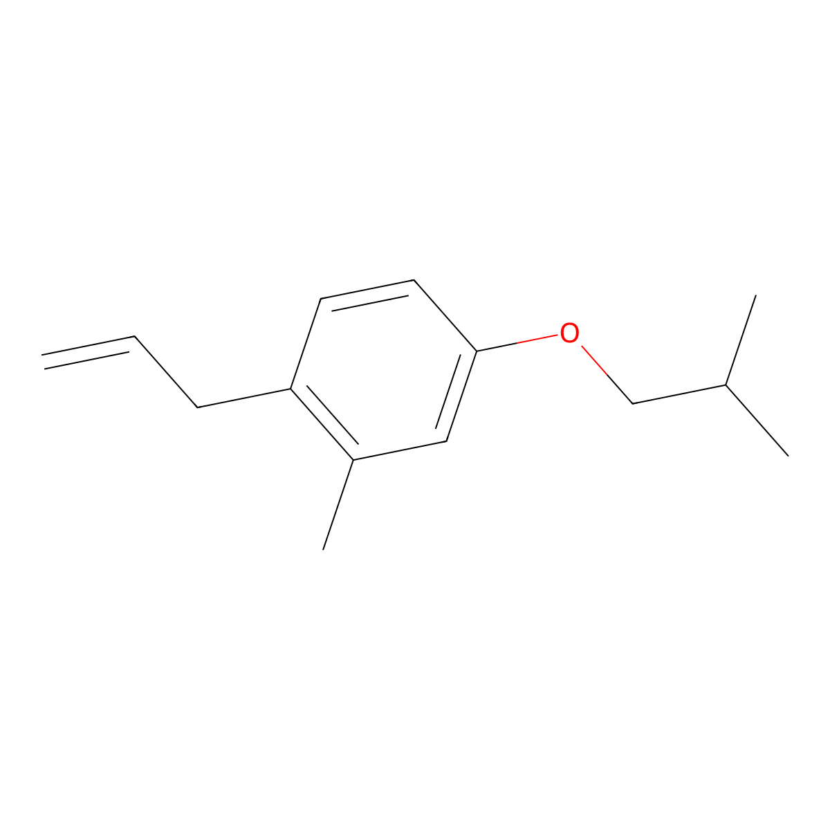 3-(4-iso-Butoxy-2-methylphenyl)-1-propene molecular structure, CAS 1443304-29-7