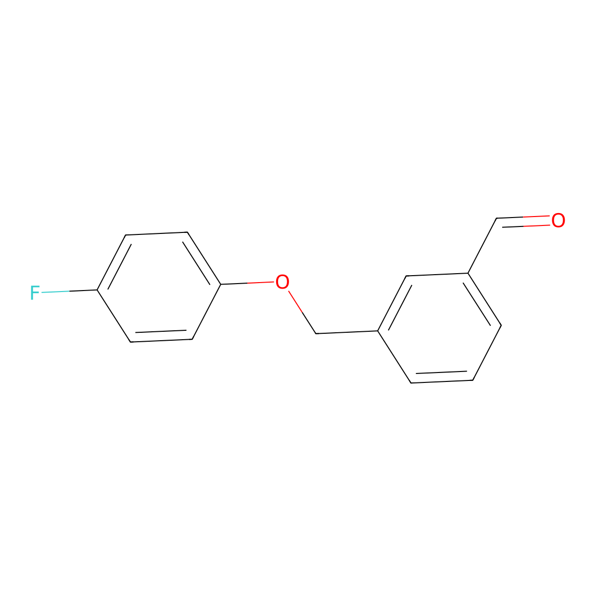 3-((4-Fluorophenoxy)methyl)benzaldehyde molecular structure, CAS 1443304-37-7