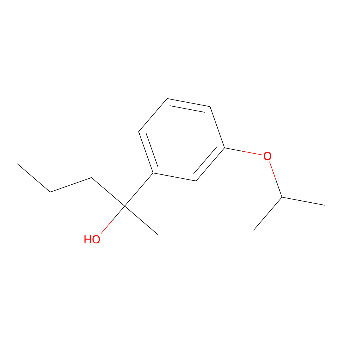 2-(3-Isopropoxyphenyl)pentan-2-ol molecular structure, CAS 1443304-52-6