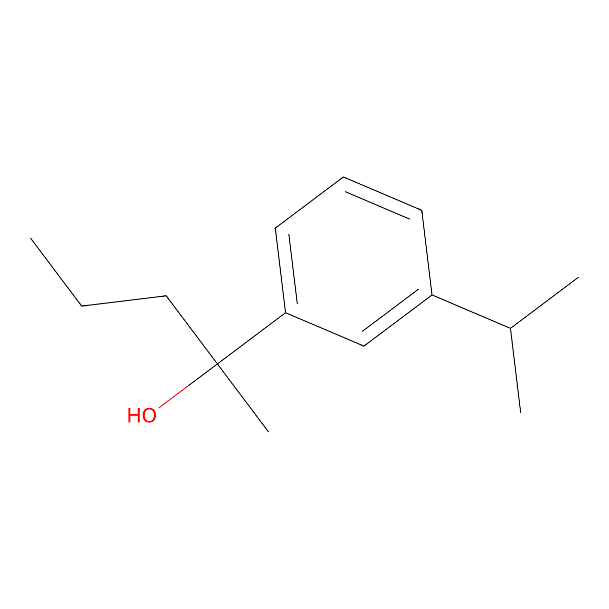 2-(3-Isopropylphenyl)pentan-2-ol molecular structure, CAS 1443304-61-7