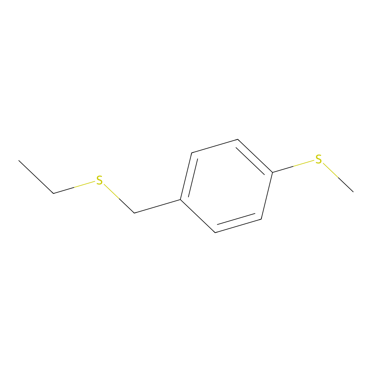 Ethyl 4-(methylsulfanyl)benzyl sulfide molecular structure, CAS 1443304-85-5