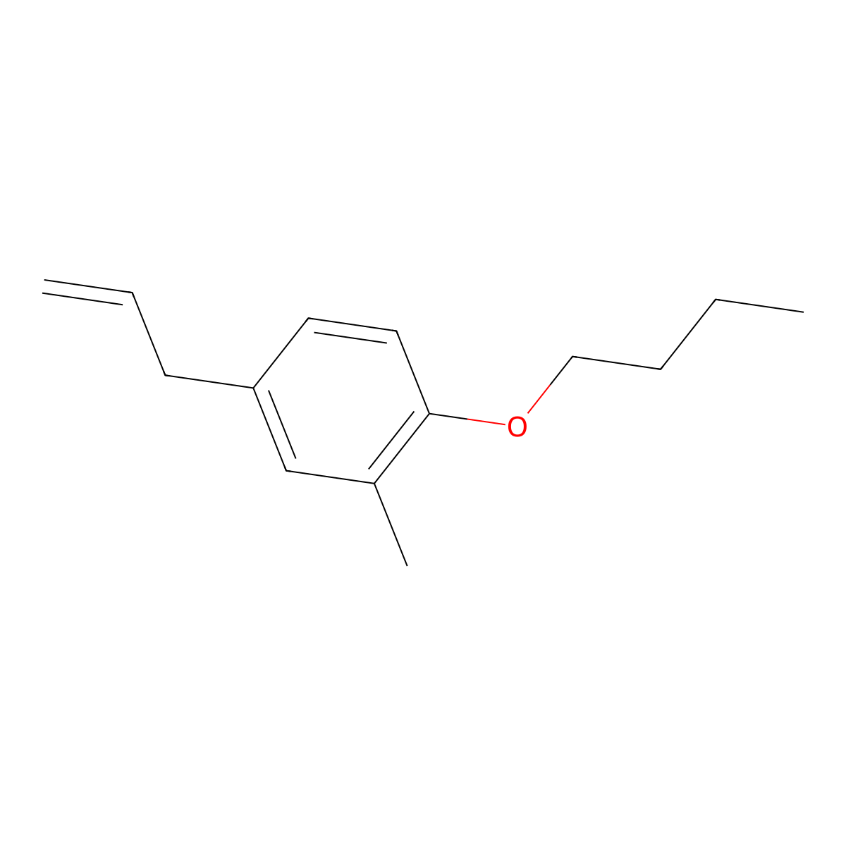 3-(4-n-Butoxy-3-methylphenyl)-1-propene molecular structure, CAS 1443304-98-0