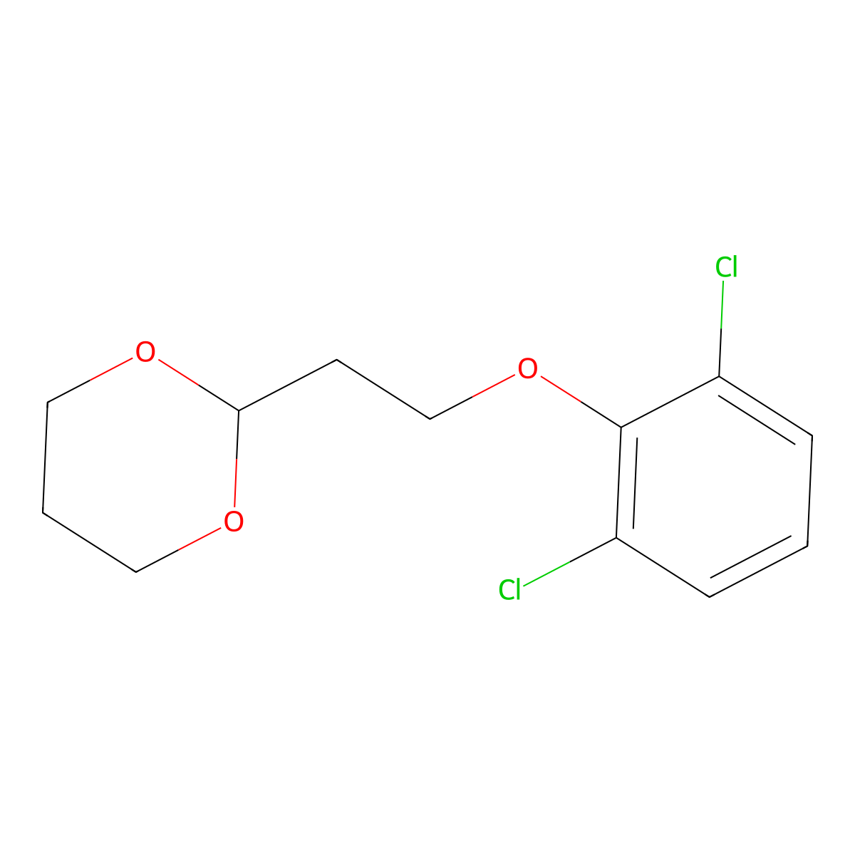 2-[2-(2,6-Dichloro-phenoxy)ethyl]-1,3-dioxane molecular structure, CAS 1443304-99-1
