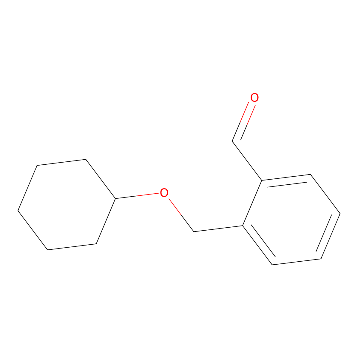 2-((Cyclohexyloxy)methyl)benzaldehyde molecular structure, CAS 1443305-16-5