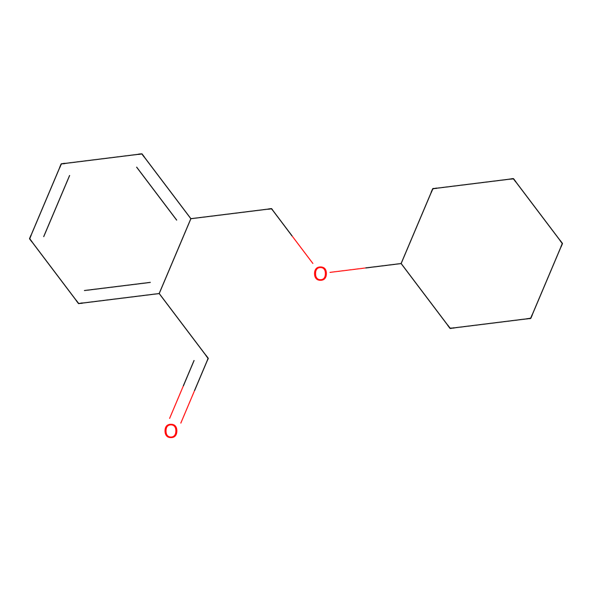 2-((Cyclohexyloxy)methyl)benzaldehyde molecular structure, CAS 1443305-16-5