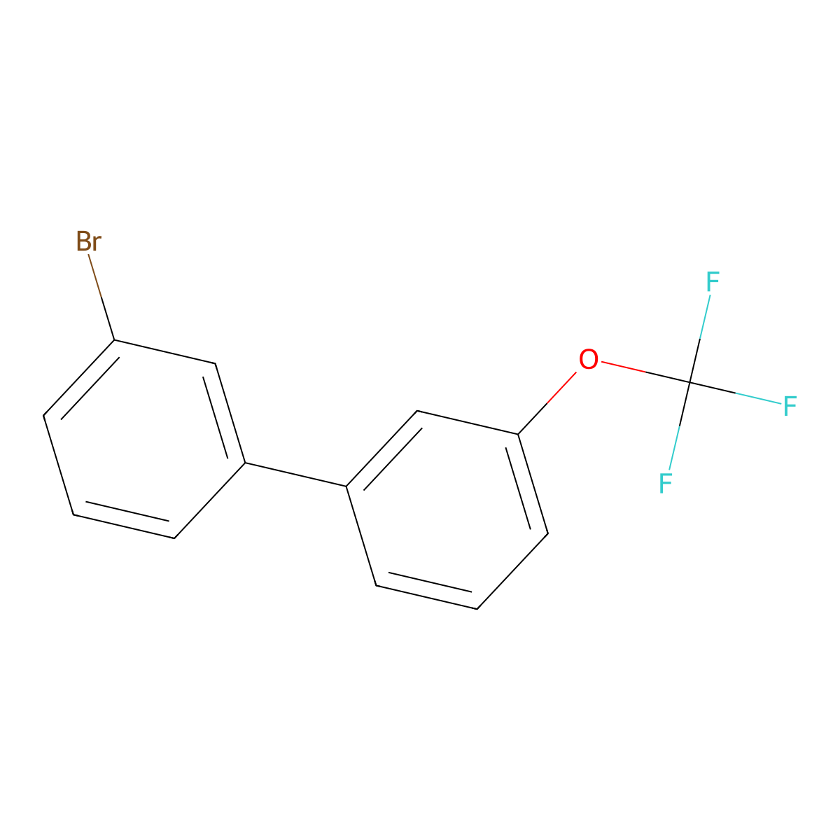 3-Bromo-3'-(trifluoromethoxy)biphenyl molecular structure, CAS 1443305-31-4